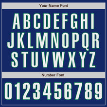 Load image into Gallery viewer, Custom Royal White-Kelly Green Authentic Baseball Jersey