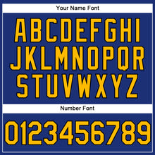 Load image into Gallery viewer, Custom Stitched Royal Gold-Black Sports Pullover Sweatshirt Hoodie