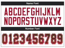 Load image into Gallery viewer, Custom Black Red-Old Gold Drift Fashion Football Jersey