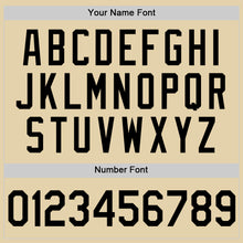 Load image into Gallery viewer, Custom Sand Black Authentic Baseball Jersey