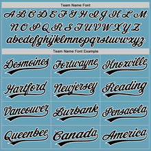 Load image into Gallery viewer, Custom Shadow Blue Black-White Authentic Baseball Jersey