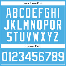 Load image into Gallery viewer, Custom Sky Blue White Performance T-Shirt