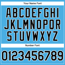 Load image into Gallery viewer, Custom Sky Blue Black-White Performance T-Shirt