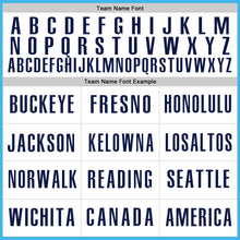 Load image into Gallery viewer, Custom Sky Blue Navy-White Authentic Baseball Jersey