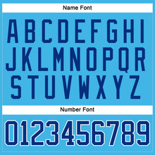 Load image into Gallery viewer, Custom Sky Blue Royal-White Hockey Jersey