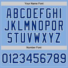 Load image into Gallery viewer, Custom Light Blue Royal-White Authentic Sleeveless Baseball Jersey