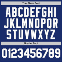 Load image into Gallery viewer, Custom Royal White-Gray Authentic Sleeveless Baseball Jersey