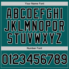 Load image into Gallery viewer, Custom Teal Black-White Authentic Sleeveless Baseball Jersey