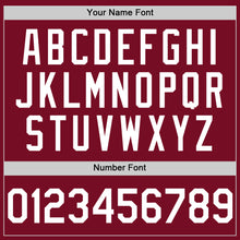 Load image into Gallery viewer, Custom Crimson White Authentic Sleeveless Baseball Jersey