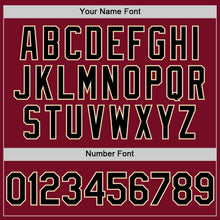 Load image into Gallery viewer, Custom Crimson Black-Cream Authentic Sleeveless Baseball Jersey