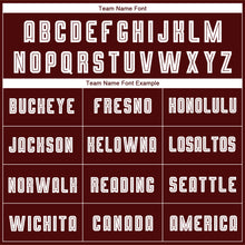 Load image into Gallery viewer, Custom Black White-Crimson Sublimation Fade Fashion Soccer Uniform Jersey