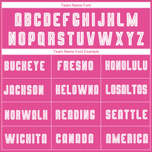 Load image into Gallery viewer, Custom Pink White-Black Sublimation Fade Fashion Soccer Uniform Jersey