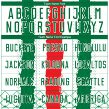 Load image into Gallery viewer, Custom Kelly Green Red-White Sublimation Mexico Soccer Uniform Jersey