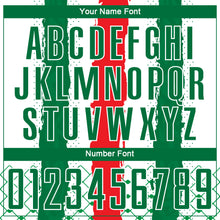 Load image into Gallery viewer, Custom Kelly Green Red-White Sublimation Mexico Soccer Uniform Jersey