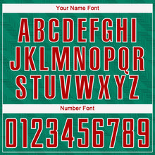 Load image into Gallery viewer, Custom Kelly Green Red-White Sublimation Mexico Soccer Uniform Jersey