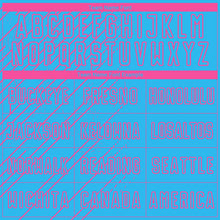 Load image into Gallery viewer, Custom Sky Blue Pink Lines Sublimation Soccer Uniform Jersey