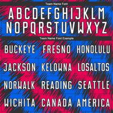 Load image into Gallery viewer, Custom Black Red-Royal Sublimation Soccer Uniform Jersey