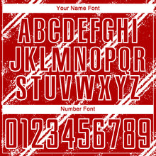 Load image into Gallery viewer, Custom Red White Sublimation Soccer Uniform Jersey