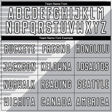 Load image into Gallery viewer, Custom Gray White-Black Stripes Sublimation Soccer Uniform Jersey