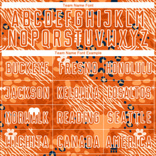 Load image into Gallery viewer, Custom Orange Bay Orange-Black African Pattern Sublimation Soccer Uniform Jersey