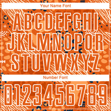 Load image into Gallery viewer, Custom Orange Bay Orange-Black African Pattern Sublimation Soccer Uniform Jersey