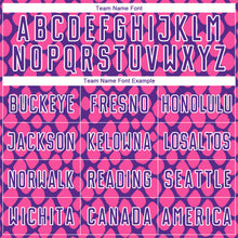 Load image into Gallery viewer, Custom Pink Purple-White Snake Skin Sublimation Soccer Uniform Jersey