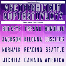 Load image into Gallery viewer, Custom Dark Purple White Gradient Hexagons Pattern Sublimation Soccer Uniform Jersey