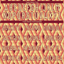 Load image into Gallery viewer, Custom Sand Crimson Geometric Shapes Sublimation Soccer Uniform Jersey