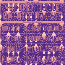 Load image into Gallery viewer, Custom Purple Light Pink Geometric Shapes Sublimation Soccer Uniform Jersey