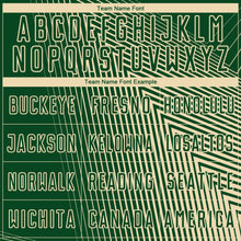 Load image into Gallery viewer, Custom Green Cream Lines Sublimation Soccer Uniform Jersey