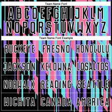 Load image into Gallery viewer, Custom Black White Geometric Shapes Sublimation Soccer Uniform Jersey