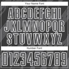 Load image into Gallery viewer, Custom Steel Gray White Geometric Shapes Sublimation Soccer Uniform Jersey