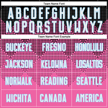 Load image into Gallery viewer, Custom Pink Black-LIght Blue Gradient Square Shape Sublimation Soccer Uniform Jersey