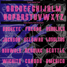 Load image into Gallery viewer, Custom Graffiti Pattern Pink Black-Dark Purple Scratch Sublimation Soccer Uniform Jersey