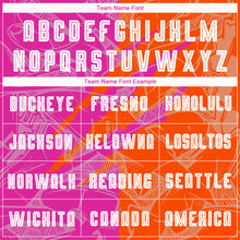 Load image into Gallery viewer, Custom Graffiti Pattern Deep Pink-Orange Scratch Sublimation Soccer Uniform Jersey