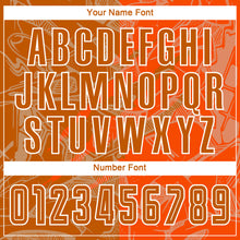 Load image into Gallery viewer, Custom Graffiti Pattern Texas Orange-Orange Scratch Sublimation Soccer Uniform Jersey