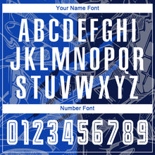Load image into Gallery viewer, Custom Graffiti Pattern Thunder Blue-Navy Scratch Sublimation Soccer Uniform Jersey