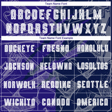 Load image into Gallery viewer, Custom Graffiti Pattern Dark Purple-Navy Scratch Sublimation Soccer Uniform Jersey