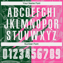 Load image into Gallery viewer, Custom Graffiti Pattern Green-Pink Scratch Sublimation Soccer Uniform Jersey