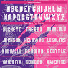 Load image into Gallery viewer, Custom Graffiti Pattern Purple-Pink Scratch Sublimation Soccer Uniform Jersey