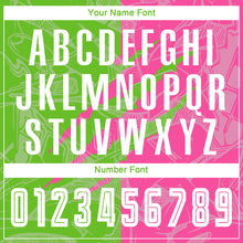 Load image into Gallery viewer, Custom Graffiti Pattern Aurora Green-Pink Scratch Sublimation Soccer Uniform Jersey