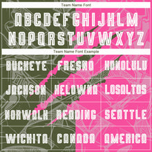 Load image into Gallery viewer, Custom Graffiti Pattern Olive-Pink Scratch Sublimation Soccer Uniform Jersey