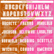 Load image into Gallery viewer, Custom Graffiti Pattern Texas Orange-Pink Scratch Sublimation Soccer Uniform Jersey