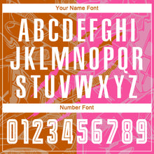 Load image into Gallery viewer, Custom Graffiti Pattern Texas Orange-Pink Scratch Sublimation Soccer Uniform Jersey