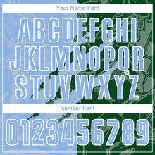 Load image into Gallery viewer, Custom Graffiti Pattern Light Blue-Green Scratch Sublimation Soccer Uniform Jersey