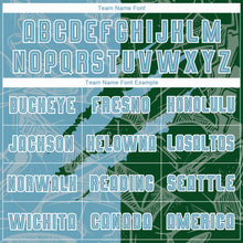 Load image into Gallery viewer, Custom Graffiti Pattern Shadow Blue-Green Scratch Sublimation Soccer Uniform Jersey