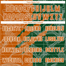 Load image into Gallery viewer, Custom Graffiti Pattern Texas Orange-Green Scratch Sublimation Soccer Uniform Jersey