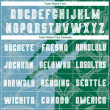 Load image into Gallery viewer, Custom Graffiti Pattern Shadow Blue-Kelly Green Scratch Sublimation Soccer Uniform Jersey