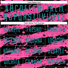 Load image into Gallery viewer, Custom Black Teal-Pink Splash Sublimation Soccer Uniform Jersey