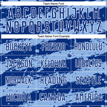 Load image into Gallery viewer, Custom Royal Light Blue-White Splash Sublimation Soccer Uniform Jersey